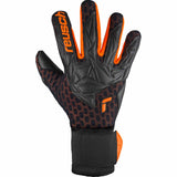 Reusch Attrakt Gold X Airvent gants de gardien de soccer - Noir / Orange