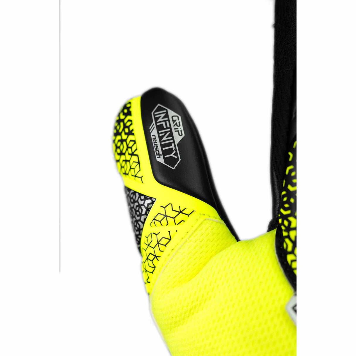 Reusch Attrakt Infinity NC Goalkeeper Gloves - Black / Safety Yellow