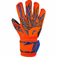 Reusch Attrakt Silver Junior Goalkeeper Gloves - Orange / Bllue / Black