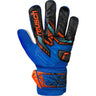 Reusch Attrakt Starter Solid junior gants de gardien de soccer - Electric Blue / Shocking Orange