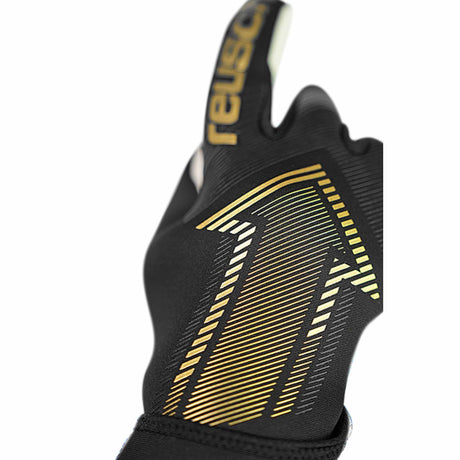 Reusch Fastgrip Silver Goalkeeper Gloves - Black / Gold