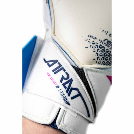 Reusch RE:GRIP Attrakt Evoluton Goalkeeper Gloves - Blue / Pink / White