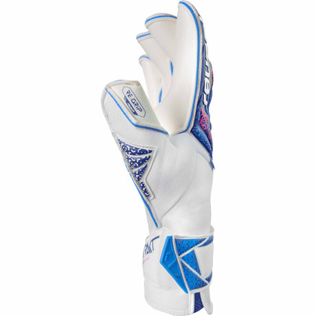 Reusch RE:GRIP Attrakt Evoluton Goalkeeper Gloves - Blue / Pink / White