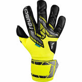 Reusch Attrakt Duo Evolution Goalkeeper Gloves - Black / Safety Yellow