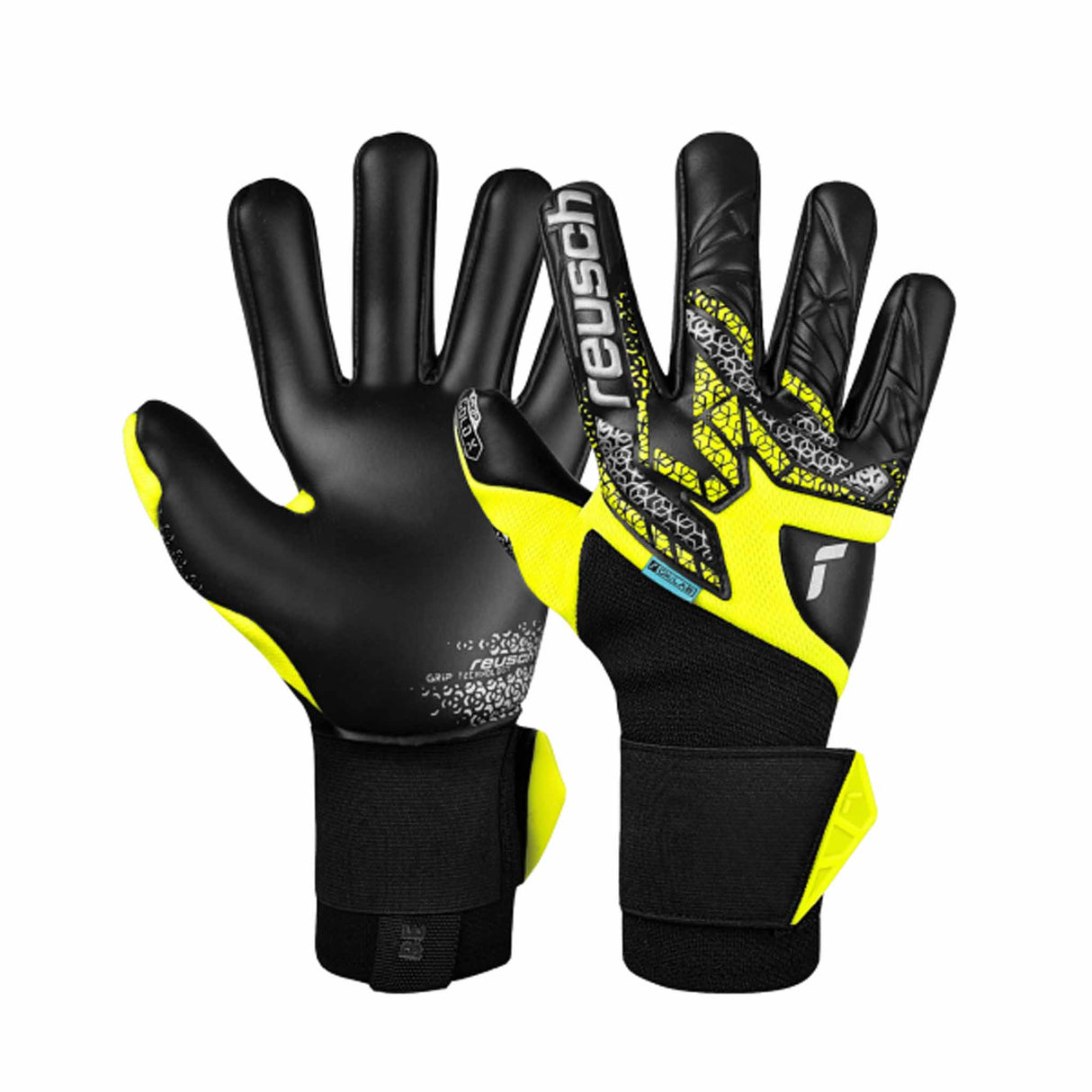 Reusch Attrakt Gold X NC Gravity - Black / Safety Yellow