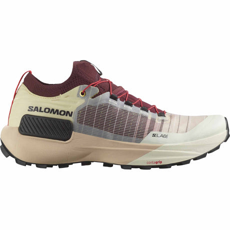 Salomon S/Lab Genesis Trail Running Shoes - Vanilla Ice / Decadent Chocolate / Black