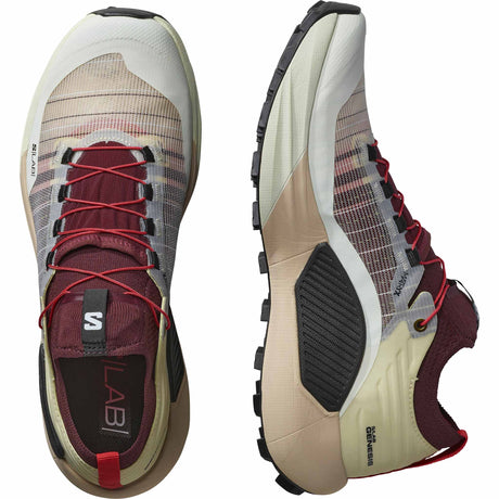 Salomon S/Lab Genesis Trail Running Shoes - Vanilla Ice / Decadent Chocolate / Black