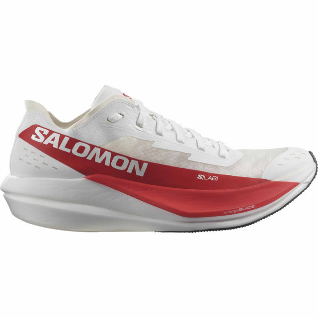 Salomon S/Lab Phantasm 2 Running Shoes - White / High Risk Red