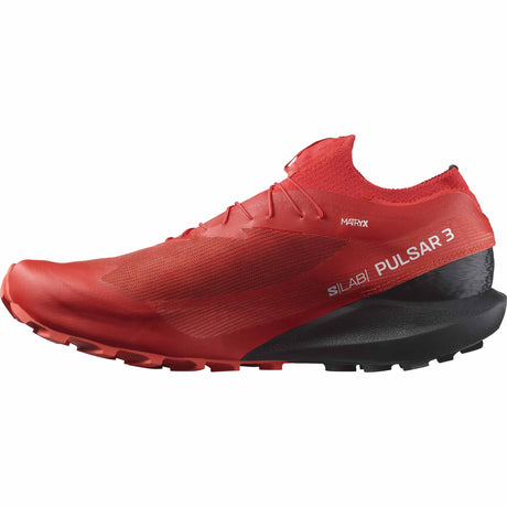 Salomon S/Lab Pulsar 3 Unisex Trail Running Shoes - Fiery Red / Black