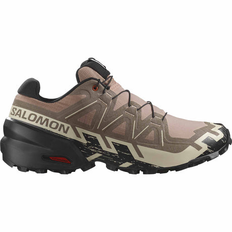 Salomon Speedcross 6 Women's Running Shoes - Natural / Black / Almond Milk