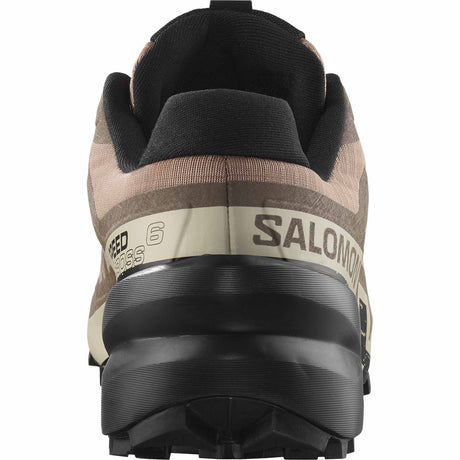 Salomon Speedcross 6 Women's Running Shoes - Natural / Black / Almond Milk