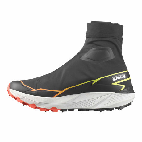 Salomon Winter Cross Spikes Winter Running Shoes - Black / Neon / Yellow