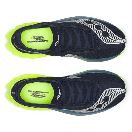 Saucony Endorphin Pro 4 souliers de course homme empeigne - navy / citron