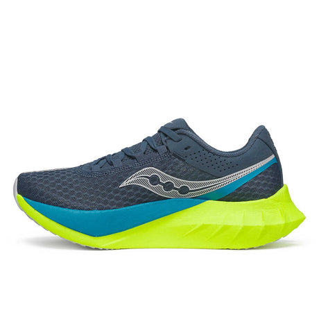 Saucony Endorphin Pro 4 souliers de course femme lateral - mirage / citron