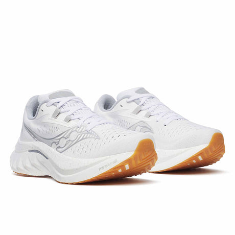 Saucony Endorphin Speed 4 Women's Running Shoes - White / Gum