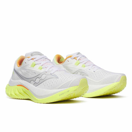 Saucony Endorphin Speed 4 Women's Running Shoes - White / Sunny