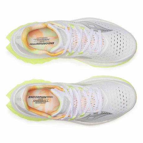 Saucony Endorphin Speed 4 Women's Running Shoes - White / Sunny