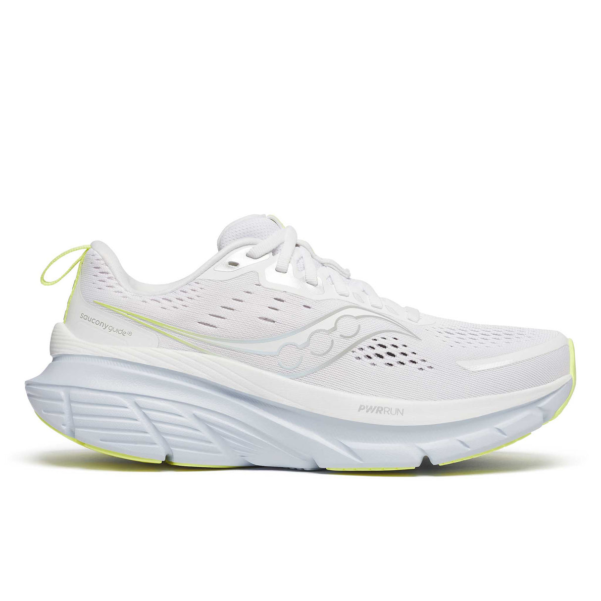 Souliers de course Saucony Guide 18 femme - White / Ice Melt