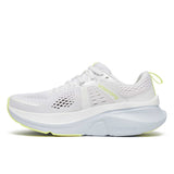 Souliers de course Saucony Guide 18 femme lateral - White / Ice Melt