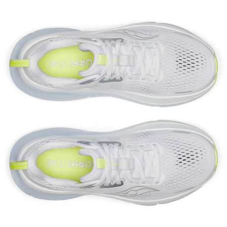 Souliers de course Saucony Guide 18 femme empeigne - White / Ice Melt