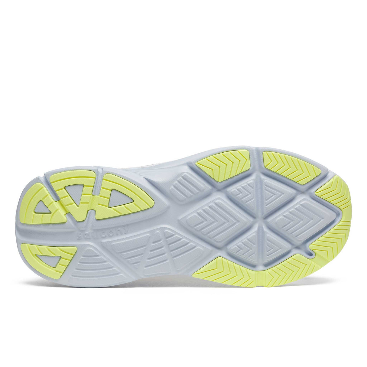 Souliers de course Saucony Guide 18 femme semelle - White / Ice Melt