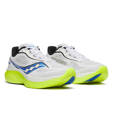 Saucony Kinvara 15 souliers de course homme paire - White / Citron