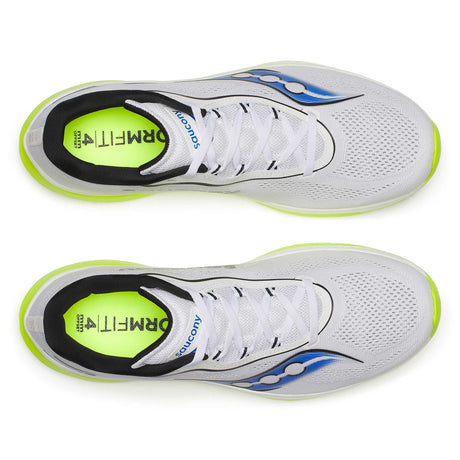 Saucony Kinvara 15 souliers de course homme empeigne - White / Citron