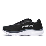 Saucony Kinvara 15 souliers de course homme lateral - black / white