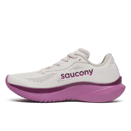 Saucony Kinvara 15 souliers de course femme lateral - Moon / Viola