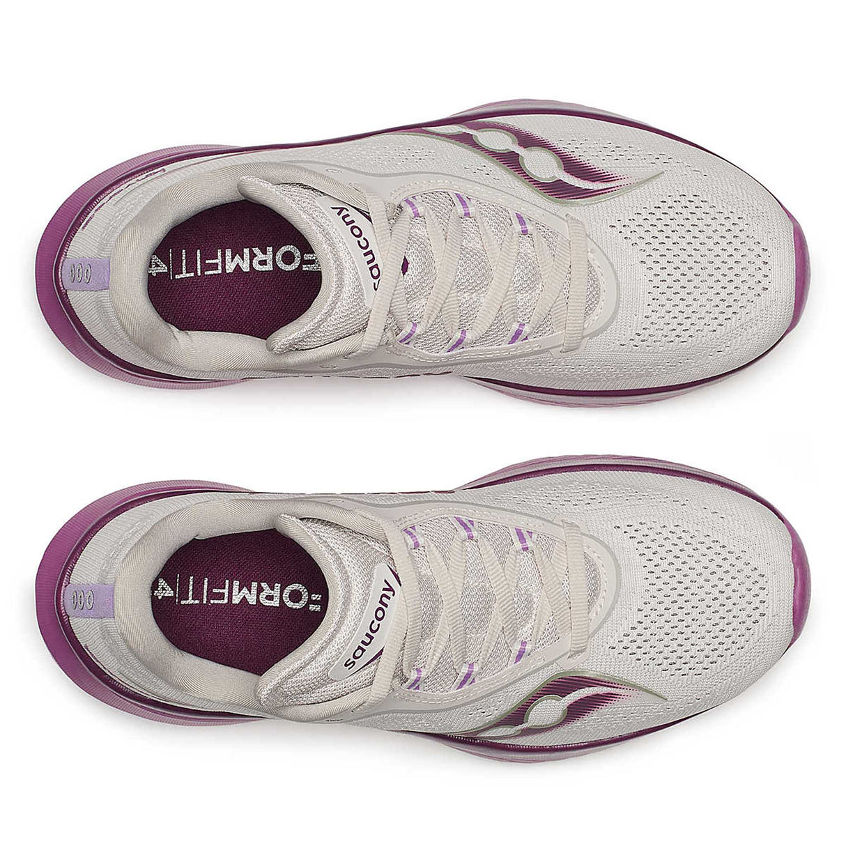 Saucony Kinvara 15 souliers de course femme empeigne  - Moon / Viola