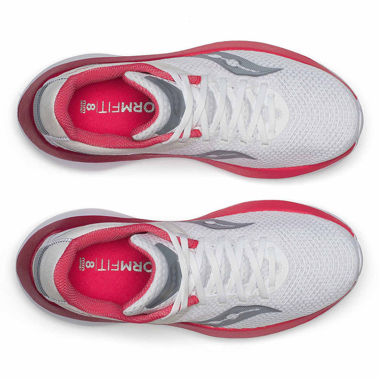 Saucony Kinvara Pro Women's Running Shoes - White / Cayenne