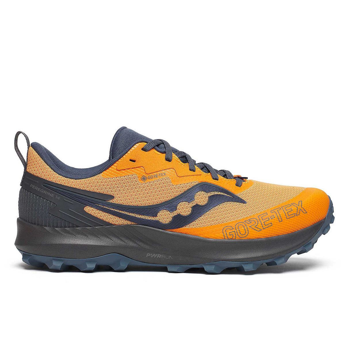 Saucony Peregrine 14 GTX souliers de course en sentier homme -Peel / Shadow Orange