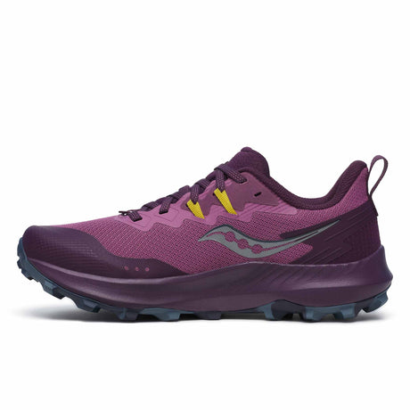 Saucony Peregrine 14 chaussures de course à pied trail femme - Plum / Eggplant