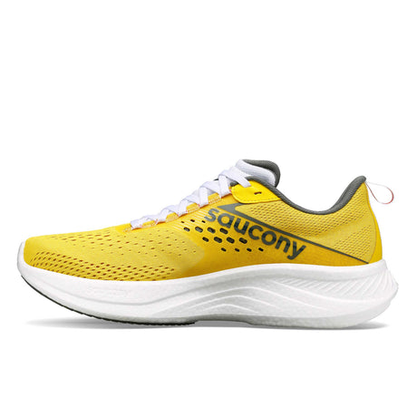 Saucony Ride 17 souliers de course homme lateral- Canary / Bough