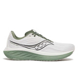 Souliers de course homme Saucony Ride 18 - White / Olivine