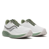 Souliers de course homme Saucony Ride 18 paire - White / Olivine