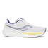 Souliers de course homme Saucony Ride 18 - White / Azurite