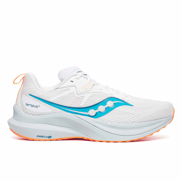 Saucony Tempus 2 Men's Running Shoes - White / Viziblue