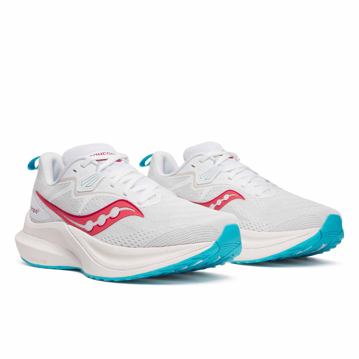 Saucony Tempus 2 Women's Running Shoes - White / Cayenne