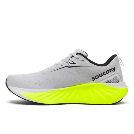 Saucony Triumph 22 souliers de course homme lateral - White / Citron