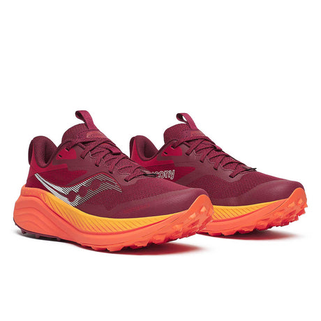 Saucony Xodus Ultra 3 souliers de course trail femme paire - Currant / Pepper