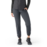 Smartwool pantalon joggeur ajusté femme face - noir