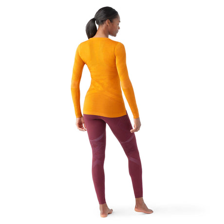 Smartwool Intraknit Merino 200 chandail baselayer live dos- Marmalade / Pecan Brown