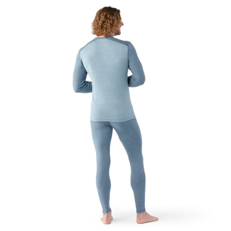 Smartwool Merino 250 Baselayer chandail col rond bleu étain plomb homme - dos