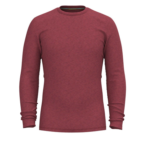 Smartwool Merino 250 Baselayer chandail col rond homme - Chiné mauve cassis