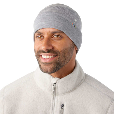 Smartwool Merino 250 Cuffed Beanie tuque unisexe homme- gris pâle à motifs