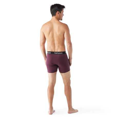 Smartwool caleçon boxeur Merino de tous les jours homme dos- aubergine