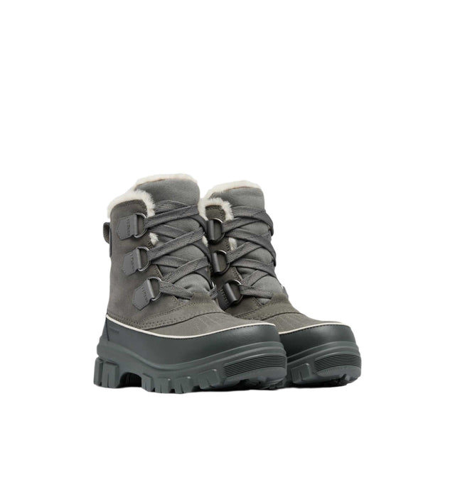 Sorel Tivoli V bottes d'hiver imperméables pour femme paire - Quarry / Grill