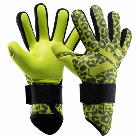 Storelli Challenger Goalkeeper Gloves - Yellow Cheetah