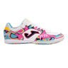 Joma Top Flex 24 Pito Limited Edition Futsal Shoes - White / Pink